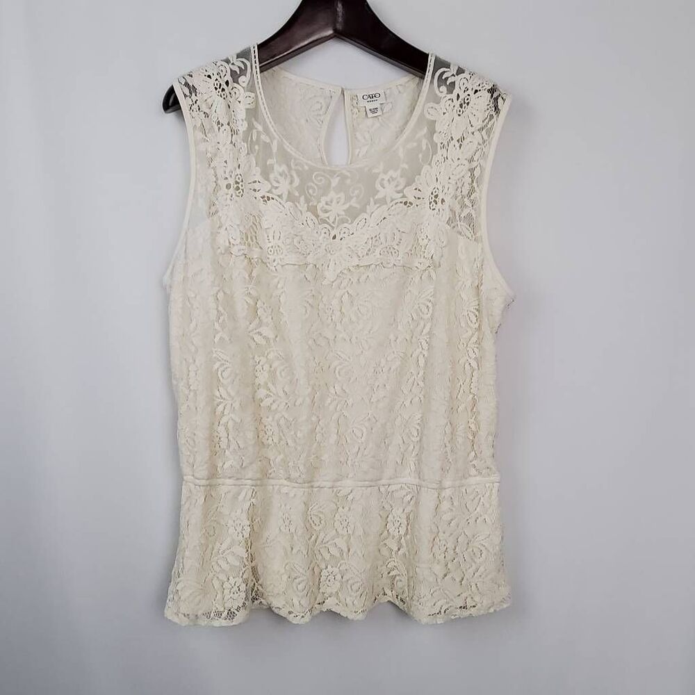 Cato 22/24w Lace Blouse